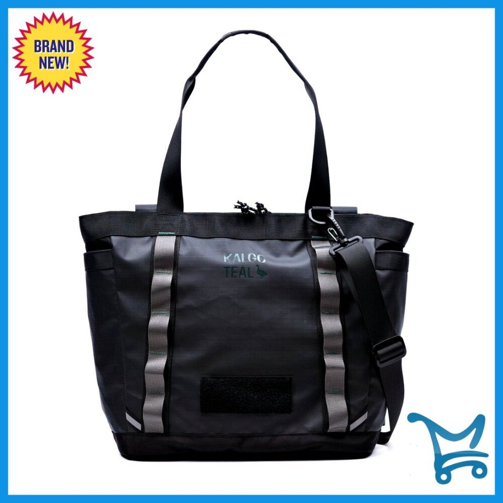 15L Water Repellent Travel Tote with Laptop Sleeve & Crossbody Strap